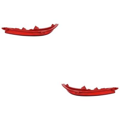 Rareelectrical - Pair Of Reflector Compatible With Hyundai Santa Fe Sport Premium Sport Utility Santa Fe Sport Se - Image 5