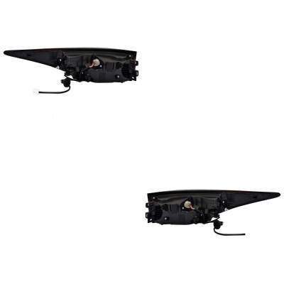 Rareelectrical - New Pair Of Tail Lights Compatible With Lexus Rx350 Premium Sport Utility Rx500h F Sport Performance - Image 2