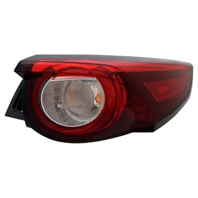 Rareelectrical - New Right Outer Tail Light Compatible With Mazda Cx-9 Touring Sport Utility Cx-9 Gs Sport Utility - Image 1