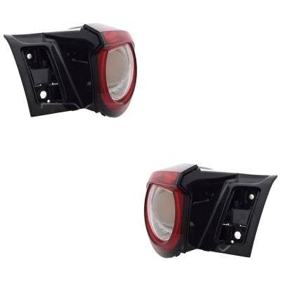 Rareelectrical - New Pair Of Tail Light Compatible With Mazda Cx-9 Signature Sport Utility 2016-2023 By Tk49-51-160B - Image 3