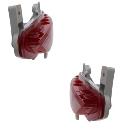 Rareelectrical - New Pair Of Reflector Compatible With Buick Envision Premium Ii Sport Utility Envision Cxl Sport - Image 3