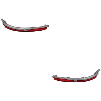 Rareelectrical - New Pair Of Reflector Compatible With Buick Envision Premium Ii Sport Utility Envision Cxl Sport - Image 6