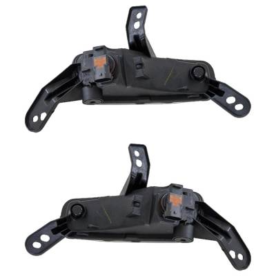 Rareelectrical - New Pair Of Fog Lights Compatible With Ford Expedition Max Expedition 2018 2019 2020 2021 By Part - Image 1