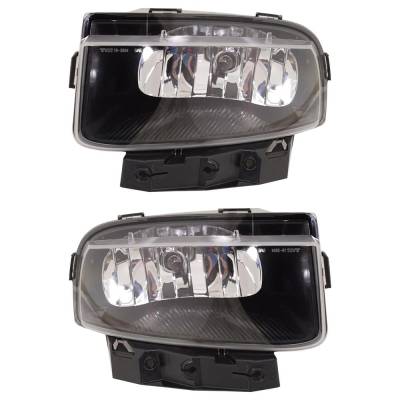 Rareelectrical - New Pair Of Daytime Running Lights Compatible With Chevrolet Corvette 2005 2006 2007 2008 2009 2010 - Image 1