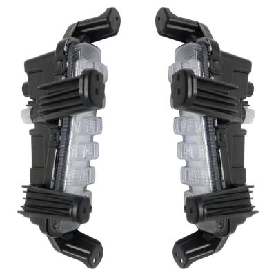 Rareelectrical - New Pair Of Daytime Running Lights Compatible With Hyundai Santa Fe Santa Fe Xl 3.3L 2017-2019 By - Image 6