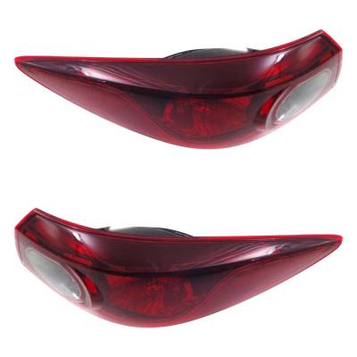 Rareelectrical - New Pair Of Tail Lights Compatible With Mazda 3 2.5L 2014 2015 By Part Numbers Bjt1-51-160A - Image 4