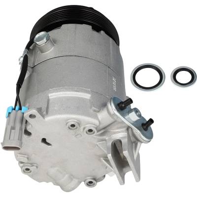 Rareelectrical - New A/C Compressor Compatible With Chevrolet Impala 2006 2007 2008 2009 2010 2011 By Part Numbers - Image 6