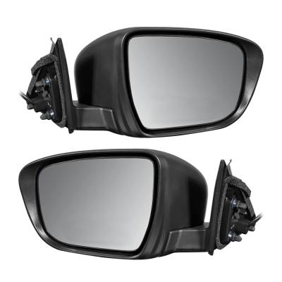 Rareelectrical - New Pair Of Mirror Compatible With Nissan Rogue Advance S Sv Sense Sl Select Exclusive Sport Utility - Image 1