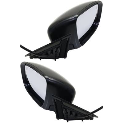 Rareelectrical - New Pair Of Mirror Compatible With Nissan Rogue S Sv Sl Hybrid Sport Utility 4-Door 3.5L 2017 2018 - Image 3