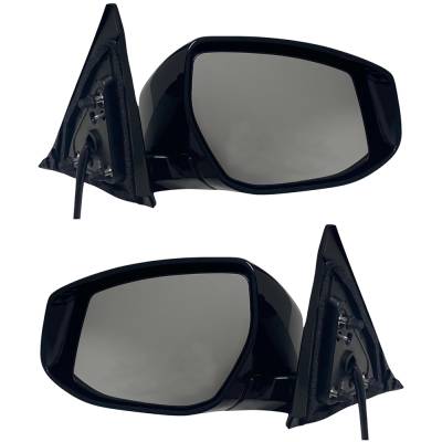 Rareelectrical - New Pair Of Mirror Compatible With Nissan Maxima S Sedan 4-Door 3.5L 2.5L 2016 2017 2018 2019 2020 - Image 2