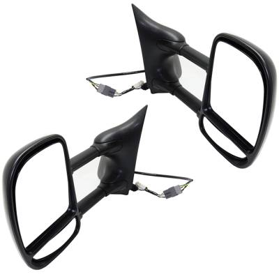 Rareelectrical - New Pair Mirror Compatible With Ford F-350 Super Duty Xl Xlt Lariat King Ranch Cab And Chassis Crew - Image 3