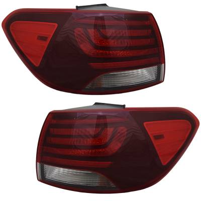 Rareelectrical - New Pair Of Tail Lights Compatible With Kia Sorento Ex L Lx S Sport Utility 4-Door 2019 2020 By Part - Image 4