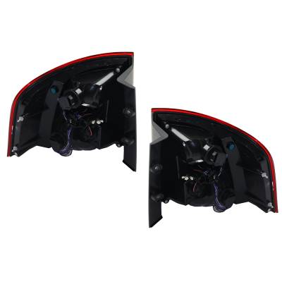 Rareelectrical - New Pair Of Tail Lights Compatible With Ford Edge Limited Se Sel Sport Utility 2011-2014 By Part - Image 2