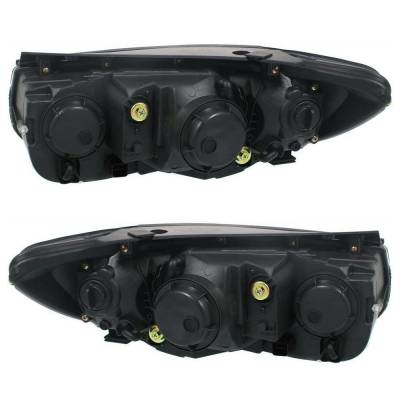 Rareelectrical - New Pair Headlights Compatible With Hyundai Santa Fe Gl Gls Sport Utility 4 Door 2.7L 2007 2008 2009 - Image 5