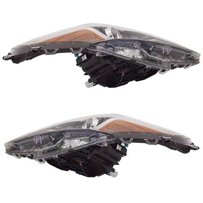 Rareelectrical - New Pair Of Headlights Compatible With Toyota Prius L Eco Le Hatchback 4-Door 1.8L 2019 2020 2021 - Image 4
