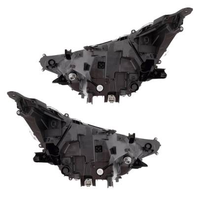 Rareelectrical - New Pair Of Headlights Compatible With Toyota Rav4 Hybrid Le Sport Utility 4-Door 2.5L 2022 By Part - Image 4