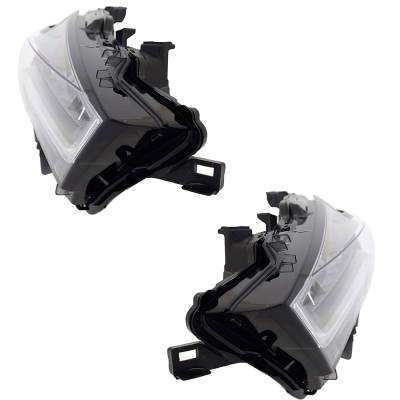 Rareelectrical - New Pair Of Headlights Compatible With Nissan Maxima Platinum Sr Sv Sedan 4-Door 3.5L 2022 2023 By - Image 3