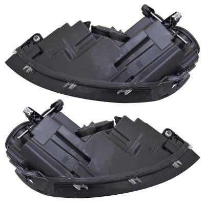 Rareelectrical - New Pair Of Headlights Compatible With Volkswagen Golf Sportwagen Sel Hatchback 2015 2016 2017 By - Image 2