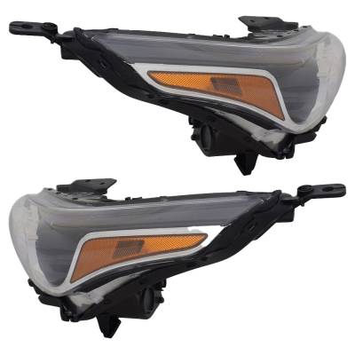 Rareelectrical - New Pair Of Headlights Compatible With Kia Forte Fe Sedan 2019 2020 2021 By Part Numbers Ki2503230 - Image 3