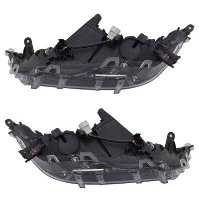 Rareelectrical - New Pair Of Headlights Compatible With Toyota Rav4 Xle Premium Sport Utility 2019 2020 2021 By Part - Image 4