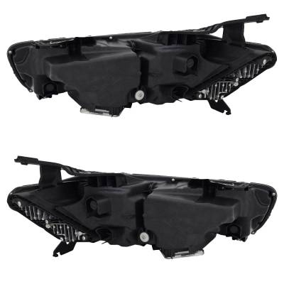 Rareelectrical - New Pair Of Headlights Compatible With Acura Tlx Base Sedan 4-Door 2.0L 2021 2022 By Part Numbers - Image 2