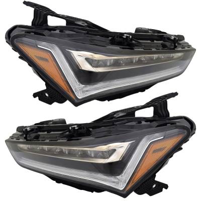 Rareelectrical - New Pair Of Headlights Compatible With Acura Tlx Base Sedan 4-Door 2.0L 2021 2022 By Part Numbers - Image 3