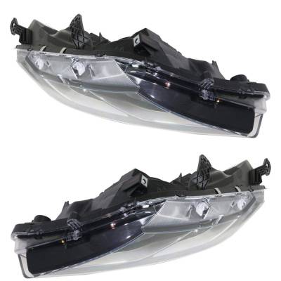 Rareelectrical - New Pair Of Halogen Headlights Compatible With Honda Odyssey Lx Mini Passenger Van 4 Door 3.5L 2020 - Image 3