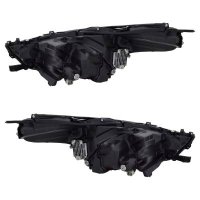 Rareelectrical - New Pair Of Headlights Compatible With Toyota Highlander Xse Sport Utility 4-Door 2.4L 2023 By Part - Image 6