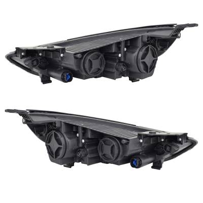 Rareelectrical - New Pair Of Headlights Compatible With Hyundai Ioniq Hybrid Limited Hatchback 1.6L 2017 2018 2019 By - Image 2
