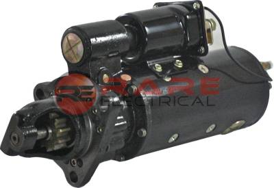Rareelectrical - New Starter Motor Compatible With Industrial 24V Ccw 1114922 1114952 1114792 1114840 1990210 1114952 - Image 1
