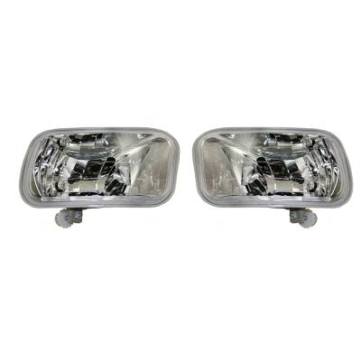 Rareelectrical - New Pair Of Fog Lights Compatible With Chrysler Dodge Ram 1500 2500 3500 Sl Slt Sxt 4.7L 2009-2016 - Image 2