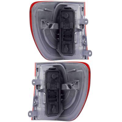 Rareelectrical - New Outer Pair Of Tail Lights Compatible With Bmw X3 Xdrive35i M Sport 3.0L 2011 2012 2013 2014 2015 - Image 2