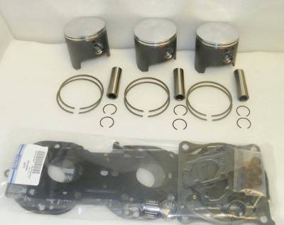 Rareelectrical - New 85Mm Jet Ski Platinum 1Mm Over Over Rebuild Kit Compatible With Yamaha Gp-R 1300 2003 2004 2005 - Image 2