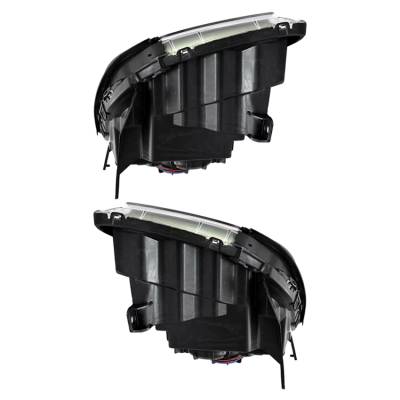 Rareelectrical - New Pair Of Halogen Headlight Compatible With Gmc Terrain Denali Sport 3.6L 2016-2017 By Part Number - Image 2