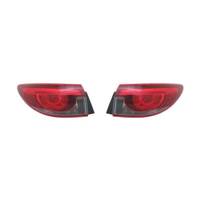 Rareelectrical - New Pair Of Tail Lights Fits Mazda 6 Sedan 2016 2017 Gmn3-51-150B Ma2804121 - Image 2