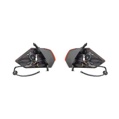 Rareelectrical - New Tail Light Pair Fits Nissan Rogue Hybrid 2.5L 2017 Ni2805110 26555-6Fl0a - Image 3