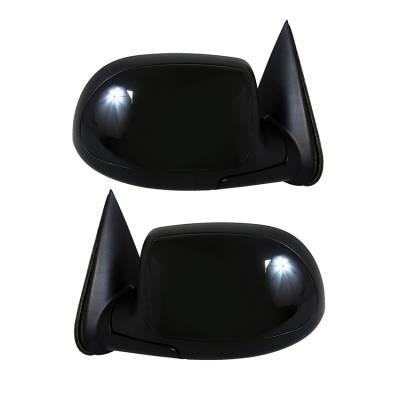 Rareelectrical - New Pair Of Door Mirrors Fits Gmc Sierra 1999-2002 Gm1320252 88986366 88986367 - Image 2