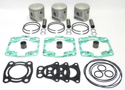 Rareelectrical - New Rebuild Kit Compatible With Standard Bore 81Mm Polaris 97 Sl 98 Slhx 96-99 Sltx 99 Slx 1050 - Image 2