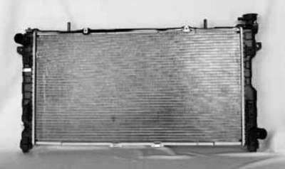 Rareelectrical - New Radiator Assembly Compatible With Dodge 05 Caravan 2.4L L4 2429Cc 148 Cid 4677694Aa 2791 - Image 3