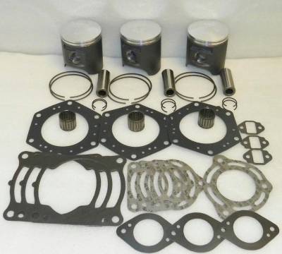 Rareelectrical - New 2 Stroke Platinum Rebuild Kit Compatible With .75Mm Over Kawasaki 02-05 Stxr 99-05 Ultra 150 - Image 2