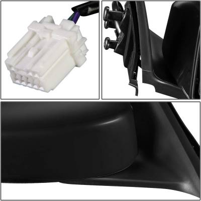 Rareelectrical - New Right Mirror Compatible With Infiniti G35 Base Coupe 2-Door 3.5L 2003 2004 2005 2006 2007 By - Image 3