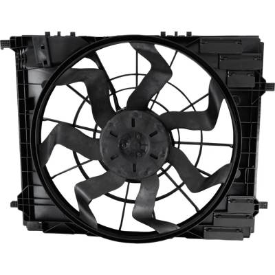 New Single Cooling Fan Assembly Compatible With Mercedes Benz Gle350 Base 4 Cyl 2.0L Gls450 4Matic 6