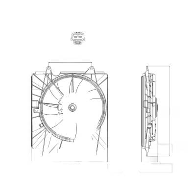 Rareelectrical - New Engine Cooling Fan Compatible With Honda Hr-V Sport 2.0L L4 1996Cc 122Ci Sport Utility Hr-V - Image 4