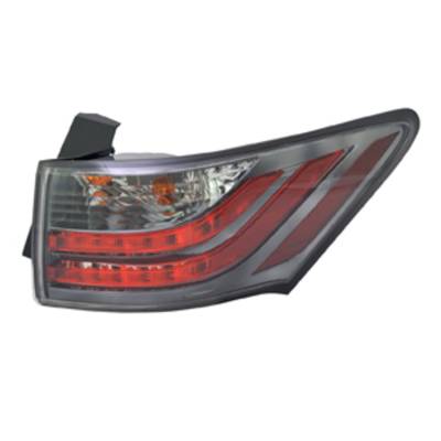 Rareelectrical - New Outer Right Tail Light Compatible With Lexus Ct200h 2011-2015 Lx2805106 81551-76010 8155176010 - Image 2