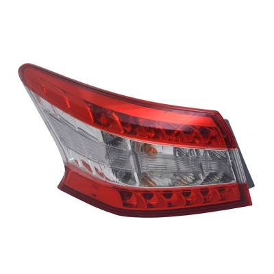 Rareelectrical - New Left Outer Tail Light Compatible With Nissan Sentra 2013 2014 2015 By Part Numbers Ni2804100 - Image 2