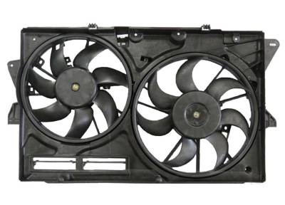 New Dual Radiator And Condenser Fan Compatible With Lincoln Mkz 2013-2016 Dg1z8c607a Dg1z-8C607-D