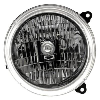 New Passenger Side Headlight Compatible With Jeep Liberty Sport Utility 2002-2003 By Part Number