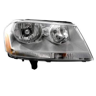 New Right Side Headlight Compatible With Dodge Avenger Sxt Plus Sedan 2011-2013 By Part Number