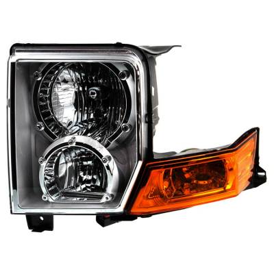 New Drivers Halogen Headlight Compatible With Jeep Commander Overland Sport 2007-2009 By Part Number