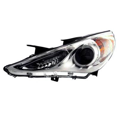 New Driver Side Halogen Headlight Compatible With Hyundai Sonata Gls Sedan 4-Door 2011 By Part